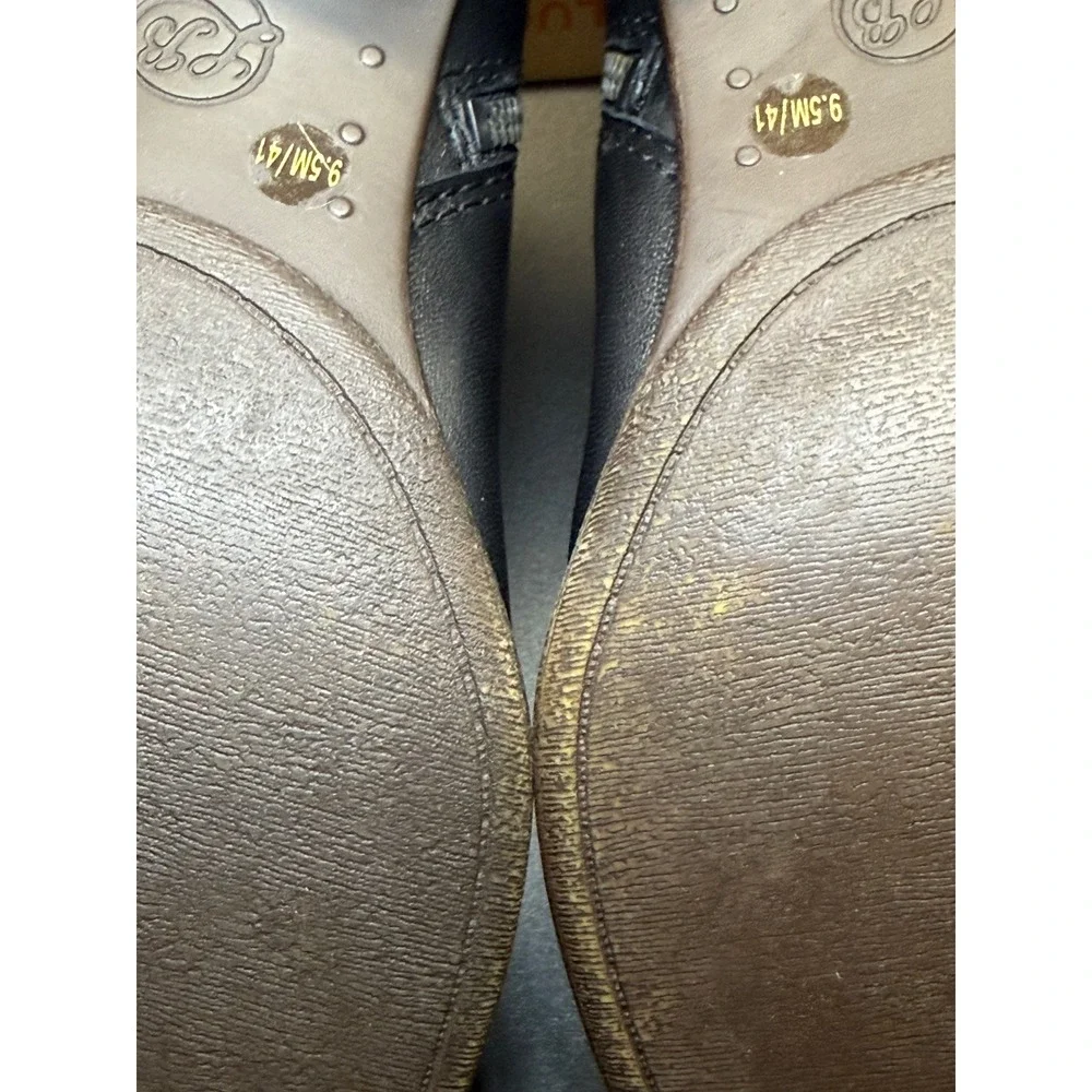 Lucky‎ Brand Basel Black Leather Ankle Boots LK-BASEL 9.5M Womens Booties